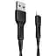 Кабель Baseus Tough Cable USB to Lightning 1m CALZY-B01 Black - мініатюра 3