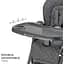 Стільчик для годування Kinderkraft Tulo Grey (KHTULO00GRY0000) - мініатюра 9