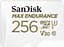 Карта пам'яті Sandisk microSDXC (UHS-1 U3) MAX Endurance 256Gb class 10 V30 (100Mb/s) (adapterSD) (SDSQQVR-256G-GN6IA) - мініатюра 1