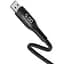 USB Cable Hoco S6 Sentinel MicroUSB Black 1m (with display) - мініатюра 2