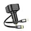 АЗП Hoco NZ13 Clever PD30W + висувний кабель Type-C and Lightning Black - мініатюра 3