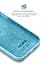 Силиконовый чехол для Apple iPhone 14 Pro, ICON2 Case, голубой, противоударный, панель, защита всего корпуса, матовая поверхность Soft Touch, выступает над дисплеем, совместим с защитными стеклами и пленками, с микрофиброй, ArmorStandart (ARM68464) - мініатюра 7