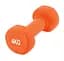 Гантель вінілова PowerPlay 4125 Achilles 4 кг Помаранчева 1 шт (PP_4125_4kg) - мініатюра 1