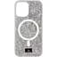 Чохол TPU Bling World Rock Diamond with MagSafe для Apple iPhone 16 6.1" Silver - мініатюра 1