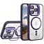 Чохол із підставкою MagSafe TPU PC Metal Stand Case Apple iPhone 13 Pro Dark Purple - мініатюра 1
