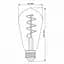 LED лампа VIDEX Filament ST64FASD 5W E27 2200K дімерна бронза - мініатюра 5