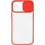 Чохол UFT для iPhone 12 Pro Max силіконовий зі шторкою, що захищає камеру Red - мініатюра 1
