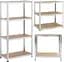 Стеллаж металлический 150x70x30 4 полки (серый) - миниатюра 1