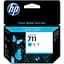 Картридж HP DJ No.711 DesignJet 120/520 Cyan (CZ130A) - миниатюра 1