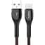 USB кабель з індикатором Kaku KSC-166 USB - Type-C 1.2m - Black&Red - миниатюра 1