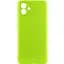 Чохол TPU GETMAN Liquid Silk Full Camera для Samsung Galaxy A05 Салатовий / Neon Green - мініатюра 1