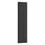 Вертикальний радіатор Navin Ellipse Double 480x1800-8, anticor, чорний муар 10-012033-4880, Чорний матовий - мініатюра 2