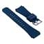 Силіконовий ремінець Watchbands для Samsung Gear S3 Samsung Galaxy Watch 46mm Silver - синій (WB001DARKBLUE) - мініатюра 3