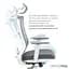 Офісне крісло OfficePro Balance OC550-W-DG-OR (OC550-W-DG-OR) - мініатюра 11