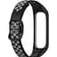 Ремінець DK Silicone Sport Band Nike для Samsung Galaxy Fit2 (R220) (black / grey) - мініатюра 1