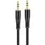 Кабель Hoco UPA25 Transparent Discovery Edition AUX audio cable 1 м черный - миниатюра 2