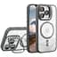 Чохол із підставкою MagSafe TPU PC Metal Stand Case Apple iPhone 14 Grey - мініатюра 1