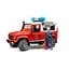 Пожежний джип Bruder Land Rover Defender з фігуркою пожежного, 28 см (02596) - мініатюра 1