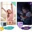 Настільний LED годинник кубик хамелеон з підсвічуванням - нічник будильник акумуляторний з термометром - мініатюра 9