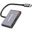 Концентратор Canyon hub DS-4 3in1 USB-C Grey (CNS-TDS4) - мініатюра 3