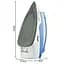 Дорожня праска XPRO R.1118 1000W компактна (41682-R1118_368) - мініатюра 2