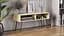 Тумба под ТВ Невада Ferrum-decor 45x100x38 Черный металл ДСП Дуб Сонома 16 мм (FRD-106722) - миниатюра 1