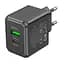 Адаптер мережевий HOCO Ocean charger CS14A 20W чорний - мініатюра 6