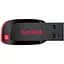Флеш-накопичувач Sandisk USB 2.0 Cruzer Blade 16Gb Black/Red (SDCZ50-016G-B35) - мініатюра 1