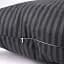 Набор MirSon №1055 Сolor Fun Line Stripe Black EcoSilk 172 х 205 см черный (2200010866612) - миниатюра 6
