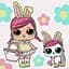 Картина по номерам "L.O.L. Surprise! Spring Bling Hops with Kittea" KHO1102, 40х40 см - миниатюра 1
