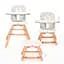 Стульчик для кормления Lorelli NAPOLI grey hexagons - миниатюра 3