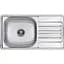 Кухонная мойка Kroner KRP Satin - 7642 (0,8 мм) (CV025282) - миниатюра 1