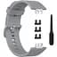 Ремешок DK для Huawei Watch Fit / Fit SE Silicone Sport Full Light Classic (grey) - миниатюра 2