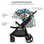 Прогулянкова коляска Kinderkraft Grande Plus Happy Shapes - мініатюра 4