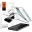 Захисне скло Spigen EZ FIT GLAS.tR Black для iPhone 15 Pro (2 шт.) (AGL06893) - мініатюра 1