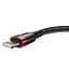 Кабель Baseus Cafule Lightning 1.5A (2m) red/black (CALKLF-C19) - мініатюра 5
