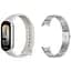 Фітнес-браслет Xiaomi Smart Band 9 Titan Gray + металевий ремінець Type C Silver - мініатюра 1