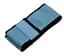Тканинна гумка PowerPlay 4111 Hip Band M Medium для фітнесу та спорту Блакитна (d_76cm) (PP_4111_Blue_M) - мініатюра 5