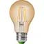 Світлодіодна лампа Eurolamp LED Deco, A60, 8W, E27, 2700K, 2 шт. (MLP-LED-A60-08273(Amber)new) - мініатюра 2