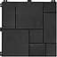 Покриття для підлоги MultyHome Mosaic декоративне рифлене 30х30 см 6 шт. сіре (211856) - мініатюра 1