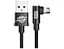 Кабель Baseus MVP Elbow Type Cable USB to Micro 2A 1.0m CAMMVP-A01 Black - мініатюра 1