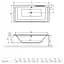 Ванна акриловая Radaway Itea 189,5x90 + ножки (WA1-28-190x090U) - миниатюра 2