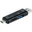 Кардрідер USB Dynamode D-188, чорний, USB / Type-C 3.1 - microSD / USB 3.0 - мініатюра 1