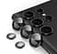 Защитное стекло на камеру DK для Samsung Galaxy S23 Ultra S918 Metal Ring Eagle Eye 015718 black - миниатюра 4