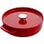 Сотейник KitchenAid чавунний з кришкою 26 см 2.77 л червоний (CC009009-001) - мініатюра 1