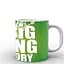 Кружка GeekLand Теория большого взрыва The Big Bang Theory надпись на зеленом фоне BB.002.39 330 мл белая - миниатюра 3