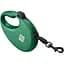 Повідець-рулетка для собак Waudog R-leash з контейнером для пакетів, світловідбивна стрічка, М до 20 кг, 5 м зелений - мініатюра 5