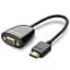 Конвертер-адаптер Ugreen MM105 HDMI to VGA Converter Black (40253) - миниатюра 1