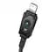 Кабель Baseus Unbreakable Series Fast Charging Cable USB to Lightning 2.4A 1m P10355802111-00 Black - миниатюра 3