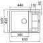 Кухонна мийка Elleci Unico 125 Nero 40 - мініатюра 7